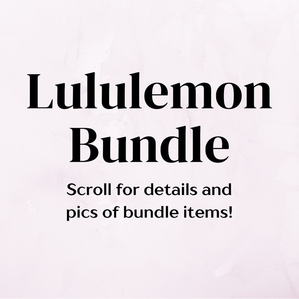 NINE ITEM LULU BUNDLE 💛  FREE SHIPPING ❤️‍🔥 | Leggings + Tops + Jacket